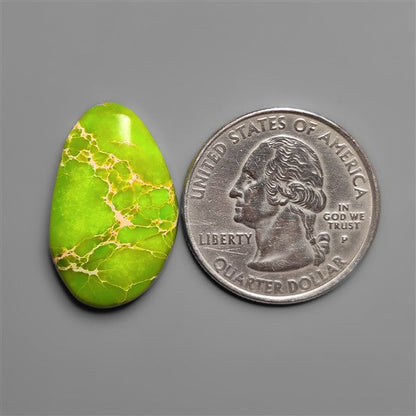 Gaspeite Sediment Mosaic Cabochon