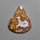 Petrified Red Tube Palm Root Cabochon