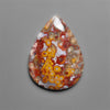 Petrified Red Tube Palm Root Cabochon