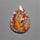Petrified Red Tube Palm Root Cabochon
