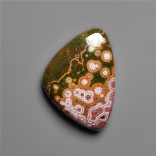 Orbicular Ocean Jasper Cabochon