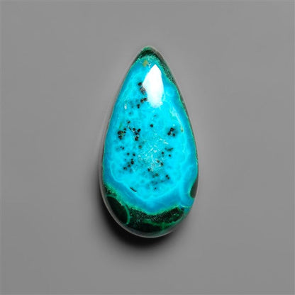 Chrysocolla In Malachite Cabochon