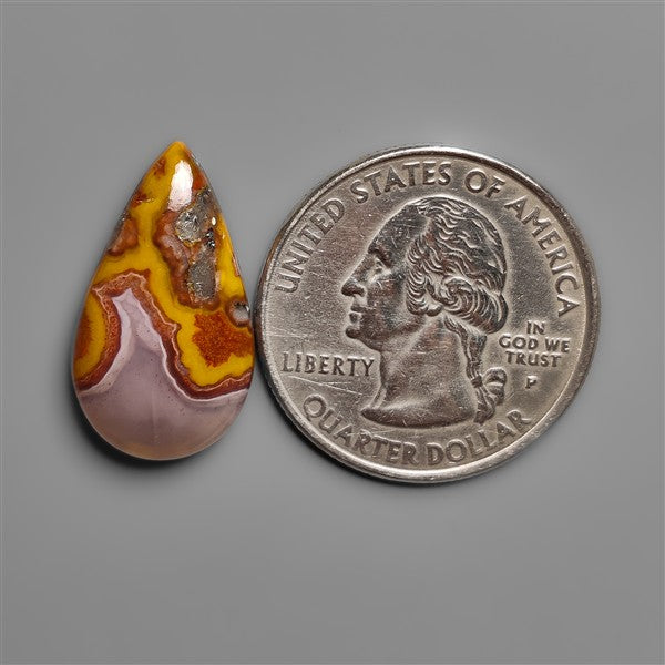 Moroccan Seam Agate Cabochon