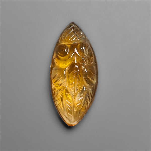 Citrine Mughal Carving
