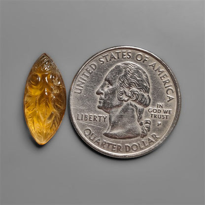 Citrine Mughal Carving