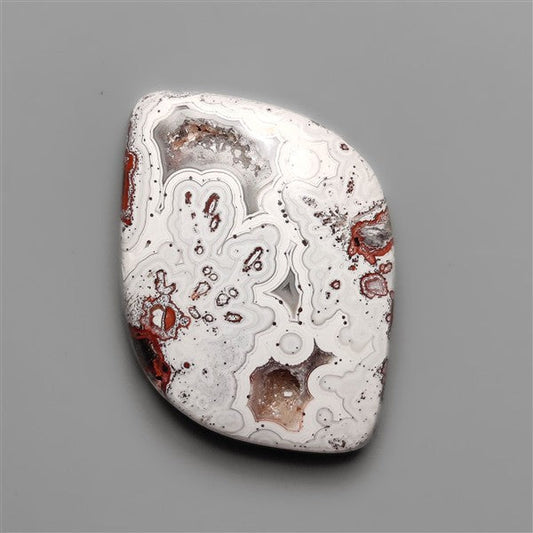 Laguna Lace Agate With Druzy Pocket
