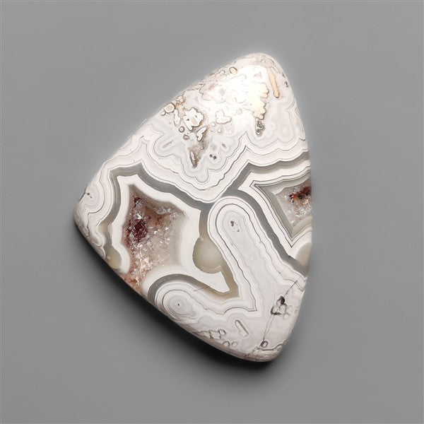 Laguna Lace Agate With Druzy Pocket