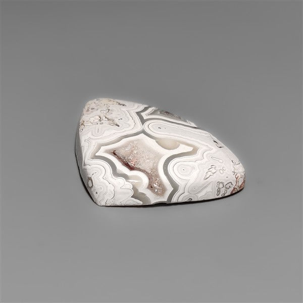 Laguna Lace Agate With Druzy Pocket
