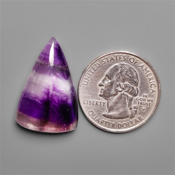 Amethyst In Quartz Cabochon
