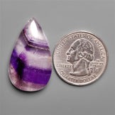 Amethyst In Quartz Cabochon