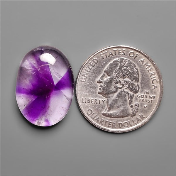 Trapiche Amethyst Cabochon