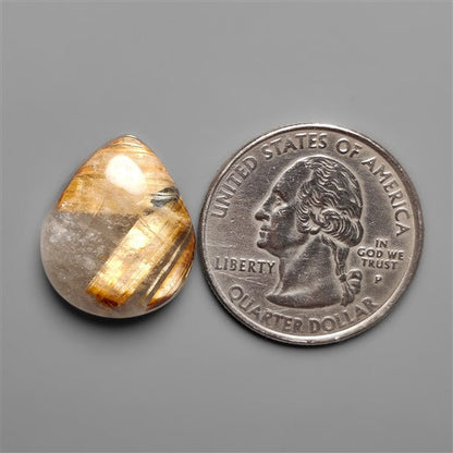 Golden Rutilated Quartz Cabochon