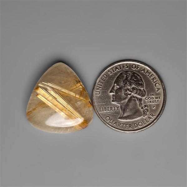 Golden Rutilated Quartz Cabochon