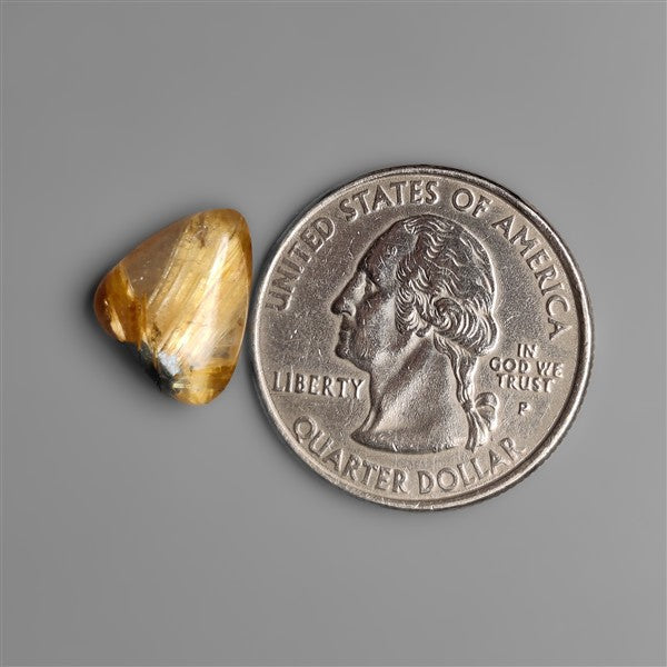 Star Golden Rutilated Quartz Cabochon