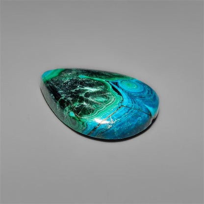 Malachite In Chrysocolla Cabochon