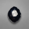 Black Onyx Rose Cut Cabochon