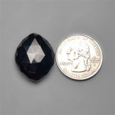 Black Onyx Rose Cut Cabochon