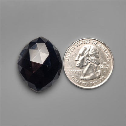 Black Onyx Rose Cut Cabochon