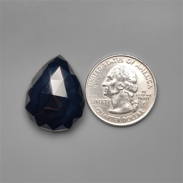 Black Onyx Rose Cut Cabochon