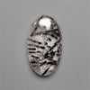 Black Tourmalinated Quartz Cabochon Full of Tourmalines