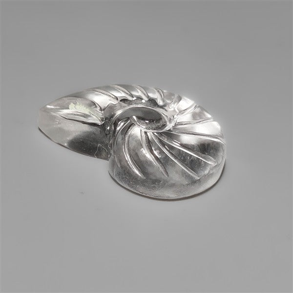 Himalayan Quartz Ammonite Shell Carving