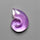 Amethyst With Mother Of Pearl Ammonite Shell Carving Doublet