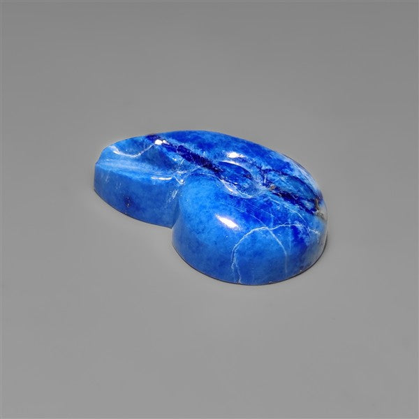 Lapis Lazuli Ammonite Shell Carving