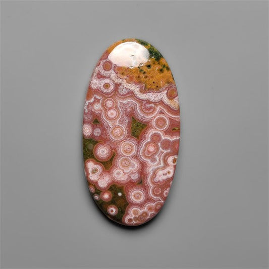 Orbicular Ocean Jasper Cabochon