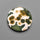 Orbicular Ocean Jasper Cabochon