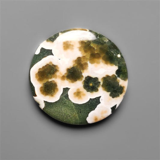 Orbicular Ocean Jasper Cabochon