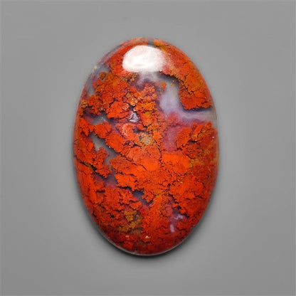 Red Moss Agate Cabochon