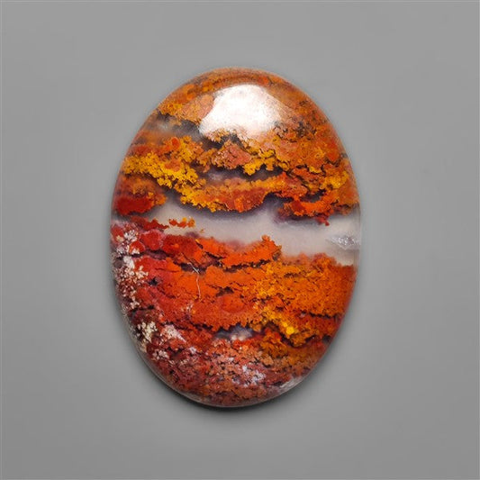 Red Moss Agate Cabochon