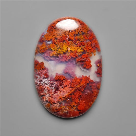 Red Moss Agate Cabochon