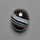 Black Banded Tuxedo Agate Cabochon