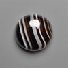 Black Banded Tuxedo Agate Cabochon