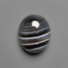 Black Banded Tuxedo Agate Cabochon