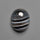 Black Banded Tuxedo Agate Cabochon