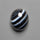 Black Banded Tuxedo Agate Cabochon
