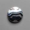 Black Banded Tuxedo Agate Cabochon