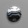 Black Banded Tuxedo Agate Cabochon