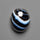 Black Banded Tuxedo Agate Cabochon
