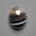 Black Banded Tuxedo Agate Cabochon