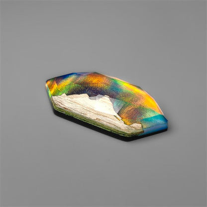 Mountain Inlay Rose Cut Aurora Opal Doublet