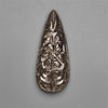 Black Sunstone Cats Eye Mughal Carving