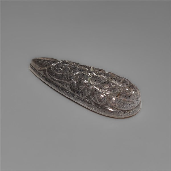 Black Sunstone Cats Eye Mughal Carving