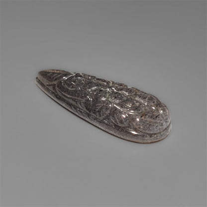 Black Sunstone Cats Eye Mughal Carving