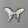 Tahitian Mother Of Pearl Butterfly Carving