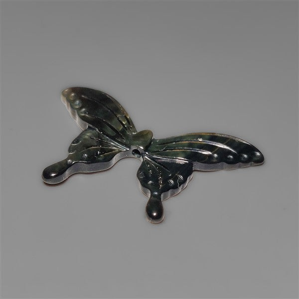 Tahitian Mother Of Pearl Butterfly Carving