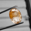 Faceted Golden Rutilated Quartz