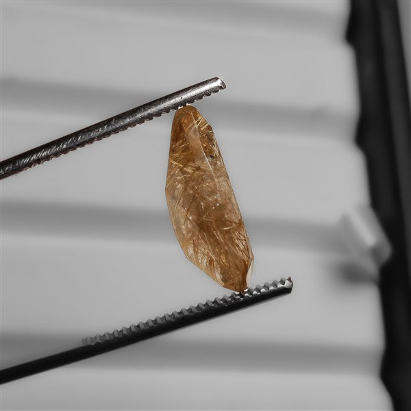 Faceted Golden Rutilated Quartz